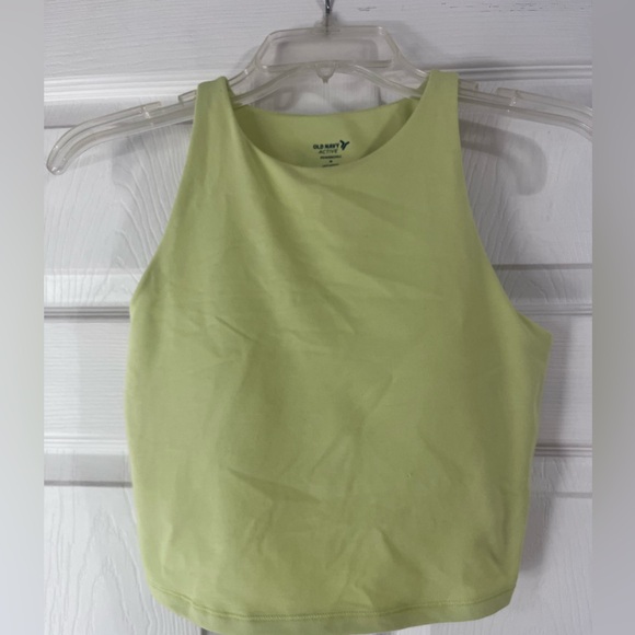 Old Navy Active Powerchill tank top in lime green - Picture 1 of 4